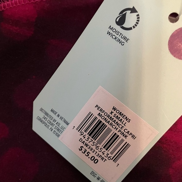 DSG women's performance capris MONARCH PINK - Picture 9 of 11